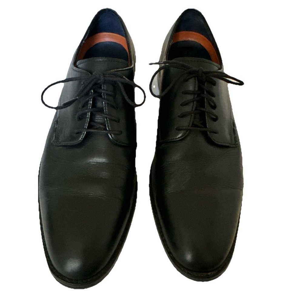 COLEHAAN GRAND OS  MEN'S BLACK LEATHER  DRESS SHOES‎  SIZE 9.5M
